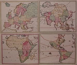 Untitled (World Map The Four Continents)