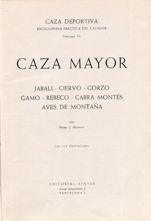 Seller image for CAZA MAYOR for sale by CAZAYLIBROS.COM