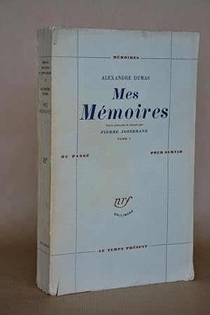 Seller image for Mes Mmoires, Tome I [1] for sale by Librairie Raimbeau