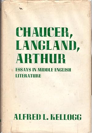Imagen del vendedor de Chaucer, Langland, Arthur: Essays in Middle English Literature a la venta por Dorley House Books, Inc.