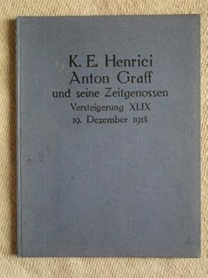 Anton Graff und seine Zeitgenossen, Versteigerung XLIX, 19. Dezember 1918.