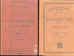 LOGARITMI, Milano, Hoepli Ulrico, 1925