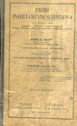 PRIMO INSEGNAMENTO SCIENTIFICO (scienze naturali e fisiche), Torino, Paravia, 1900