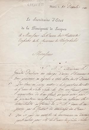 Lettera su carta intestata e in doppio foglio (mm. 212 x 295) 24 linee e firmata , Tip, lit. La p...