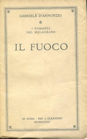 IL FUOCO, Roma, L'Oleandro, 1933