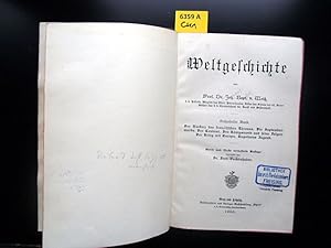 Bild des Verkufers fr Weltgeschichte. zum Verkauf von Augusta-Antiquariat GbR