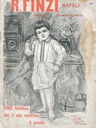 FINZI - NAPOLI, confezioni per bambini - 1908 -, Portici (Na), Tip. Vesuviano e DellaTorre, 1908