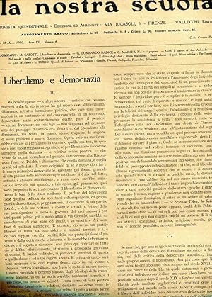 LA NOSTRA SCUOLA, rivista quindicinale di cultura e di problemi educativi - 1920-1923 - 23 FASCIC...