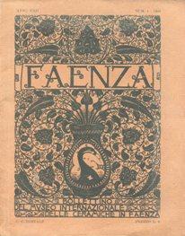 FAENZA, bollettino del museo int. ceramiche di Faenza (1934- fasc. I- II- III- IV/V-VI), Faenza, ...