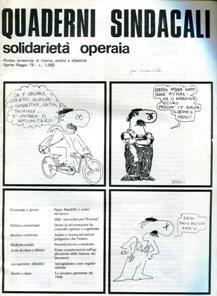 QUADERNI SINDACALI, solidarietà operaia - rivista bimestrale di ricerca (apr.-maggio 1979), Milan...