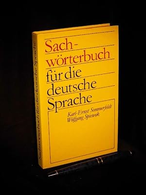 Bild des Verkufers fr Sachwrterbuch fr die deutsche Sprache - zum Verkauf von Erlbachbuch Antiquariat