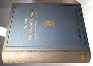 Selektionsprinzip und Probleme der Artbildung. Ein Handbuch des Darwinismus. Mit 107 Figuren im T...