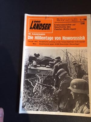 Imagen del vendedor de Der Landser - Nr. 1246: Die Hllentage von Noworossisk a la venta por Bookstore-Online