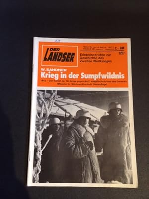 Imagen del vendedor de Der Landser - Nr. 1257: Krieg in der Sumpfwildnis a la venta por Bookstore-Online