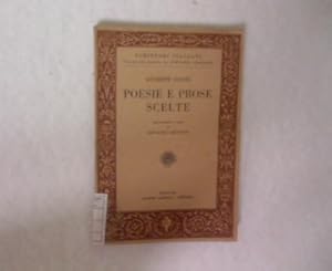 Seller image for Poesie e Prose Scelte. Scrittori Italiani. for sale by Antiquariat Bookfarm