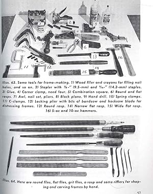 Seller image for Making picture frames in wood. [Home craftsman series] [Before you begin -- Mounting the artwork -- Cutting and covering mats -- Cutting and fitting the glass -- Making picture frames -- Making, joining and finishing frames (Round, Oval and Odd-Shaped)] for sale by Joseph Valles - Books