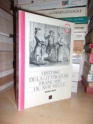 HISTOIRE DE LA LITTERATURE DU XVIIIe SIECLE