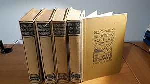 Bild des Verkufers fr DIZIONARIO ENCICLOPEDICO MODERNO - Quarta Edizione interamente riveduta ed aggiornata zum Verkauf von ART...on paper - 20th Century Art Books