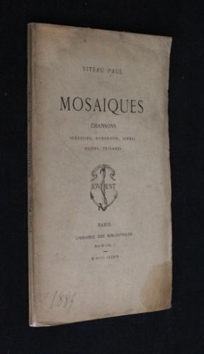 Bild des Verkufers fr Mozaques, chansons sudoises, hongroise, serbes, russes, tziganes zum Verkauf von Abraxas-libris