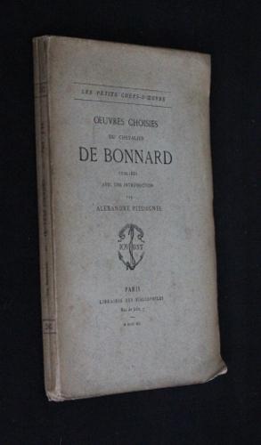 Bild des Verkufers fr Oeuvres choisies du Chevalier de Bonnard zum Verkauf von Abraxas-libris