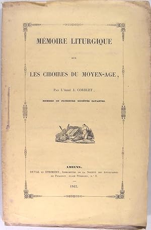 Mémoire liturgique sur les ciboires du Moyen-Age