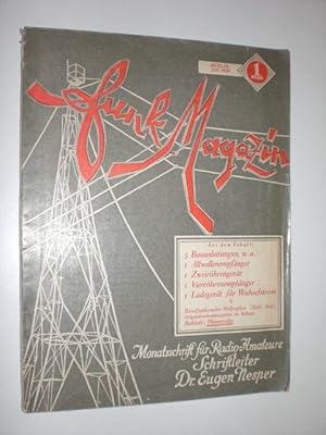 Imagen del vendedor de FunkMagazin. Monatsschrift fr Radioamateure. III. Jahrgang Nr. 7. a la venta por Stefan Kpper