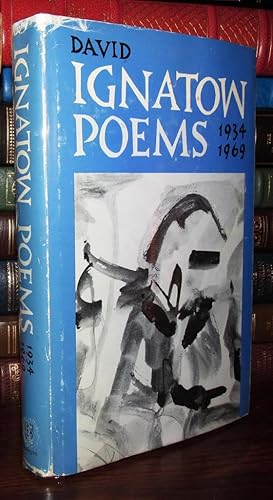Seller image for DAVID IGNATOW Poems 1934-1969 for sale by Rare Book Cellar