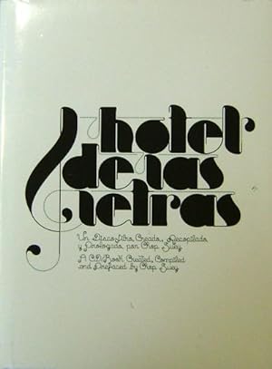Bild des Verkufers fr Hotel De Las Letras; A CD Book Created, Compiled and Prefaced by Chop Suey zum Verkauf von Derringer Books, Member ABAA