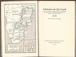 Africans on the Land: Economic Problems of African Agricultural Development in Southern, Central,...