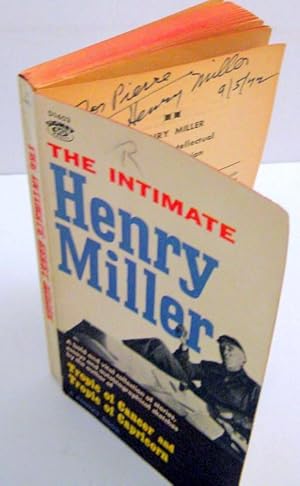 Seller image for The Intimate Henry Miller for sale by Trilby & Co. Books