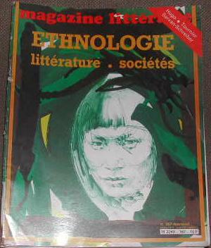 Magazine littéraire-N° 167. Ethnologie, littérature et société.