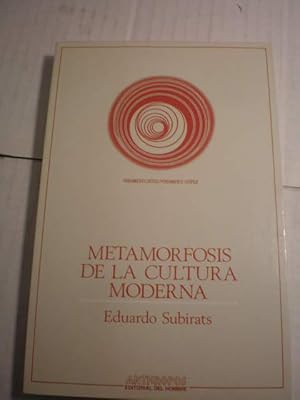 Imagen del vendedor de Metamorfosis de la cultura moderna a la venta por Librera Antonio Azorn