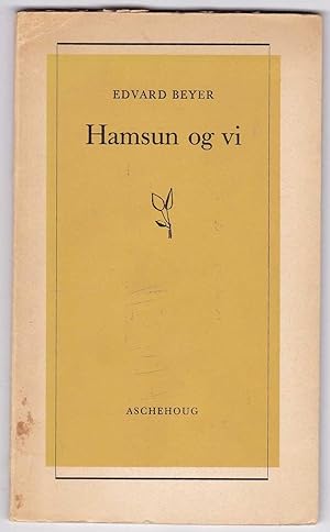 Seller image for Hamsun og vi for sale by Kultgut