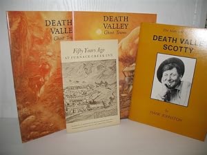 Seller image for Death Valley: Konvolut von 4 Titeln. Death Valley: Ghost Towns Vol. I (revised ed.) and II (revised ed.); Death Valley Scotty: The Man and the Myth; Fifty Years ago at Furnace Creek Inn; for sale by buecheria, Einzelunternehmen