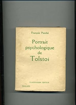 Bild des Verkufers fr PORTRAIT PSYCHOLOGIQUE DE TOLSTO. zum Verkauf von Librairie CLERC