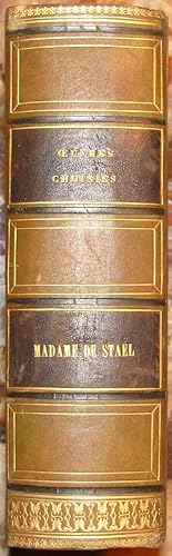 Seller image for CORINNE OU L'ITALIE. DE L'ALLEMAGNE. PARIS. LIBRAIRIE DE FIRMIN-DIDOT. for sale by Librairie du Chteau de Capens