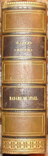 Image du vendeur pour CORINNE OU L'ITALIE. DE L'ALLEMAGNE. PARIS. LIBRAIRIE DE FIRMIN-DIDOT. mis en vente par Librairie du Chteau de Capens