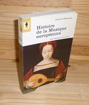 Seller image for Histoire de la Musique Europenne des origines  nos jours. Marabour Universit. 1964. for sale by Mesnard - Comptoir du Livre Ancien