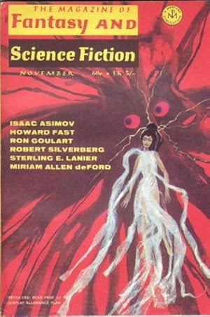 Imagen del vendedor de The Magazine Of Fantasy And Science Fiction November 1969 -After the Myths Went Home, After the Bomb Cliches, Come Up and See Me Some Time, The Crib Circuit, Penny Dreadful, The Mouse, A Feminine Jurisdiction, Diaspora, The Sin of the Scientist a la venta por Nessa Books