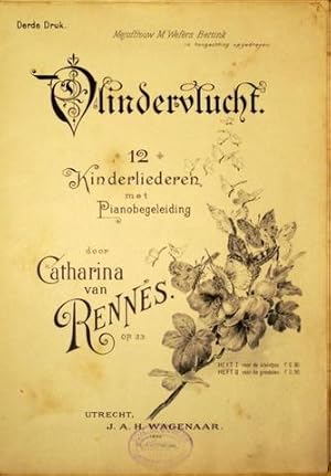 Vlindervlucht. 12 kinderliederen met pianobegeleiding. Op. 23. Heft II voor de grootsten. 24e druk