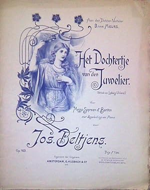 Het dochtertje van den juwelier (Ballade von Ludwig Uhland) voor mezzo-sopraan of bariton met beg...