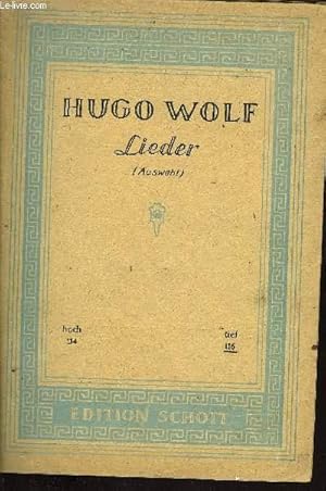 Bild des Verkufers fr LIEDER zum Verkauf von Le-Livre