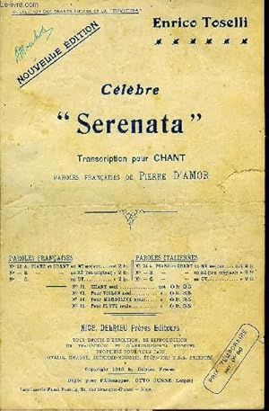 Image du vendeur pour CELEBRE SERENATA mis en vente par Le-Livre