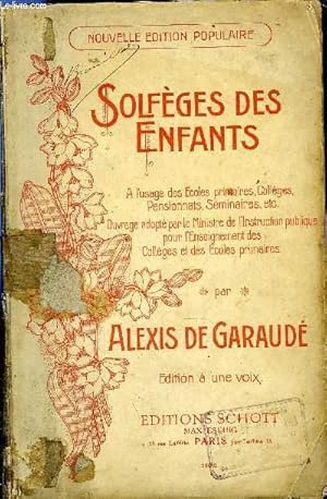 Seller image for SOLFEGE DES ENFANTS for sale by Le-Livre