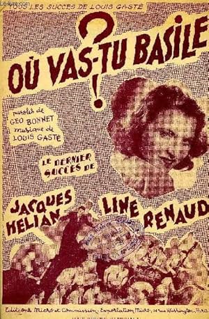 Seller image for OU VAS TU BASILE for sale by Le-Livre