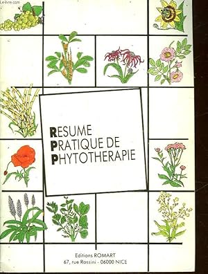 Image du vendeur pour RESUME PRATIQUE DE PHYTOTHERAPIE mis en vente par Le-Livre