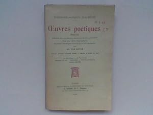 Image du vendeur pour uvres potiques choisies, publies sur les ditions originales et les manuscrits mis en vente par Librairie de la Garenne