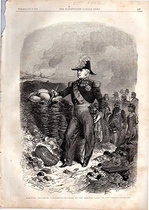 Image du vendeur pour ENGRAVING: "Marshal Pelissier, Commander-In-chief of the French Army in the Crimea". Story & engraving from The Illustrated London News, October 6, 1855 mis en vente par Dorley House Books, Inc.