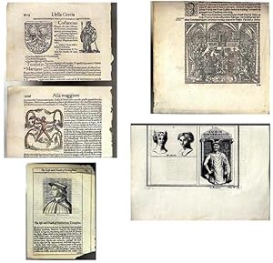 Woodcuts (5 Prints: woodcuts & Etchings from late 1700s)