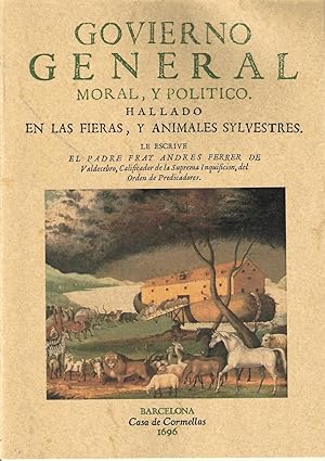 Seller image for GOVIERNO GENERAL, MORAL, Y POLITICO for sale by TERAN LIBROS